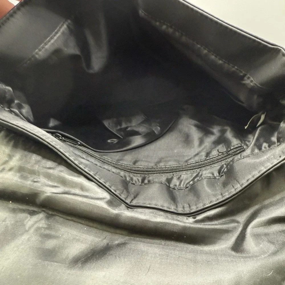 Disney Eeyore Graphic‎ Black Nylon Crossbody Messenger Tote Bag